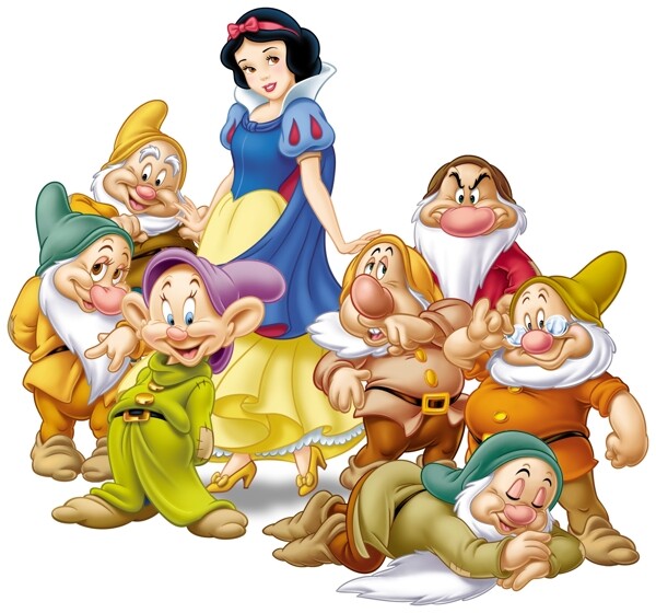 白雪公主白雪公主与七个小矮人图片