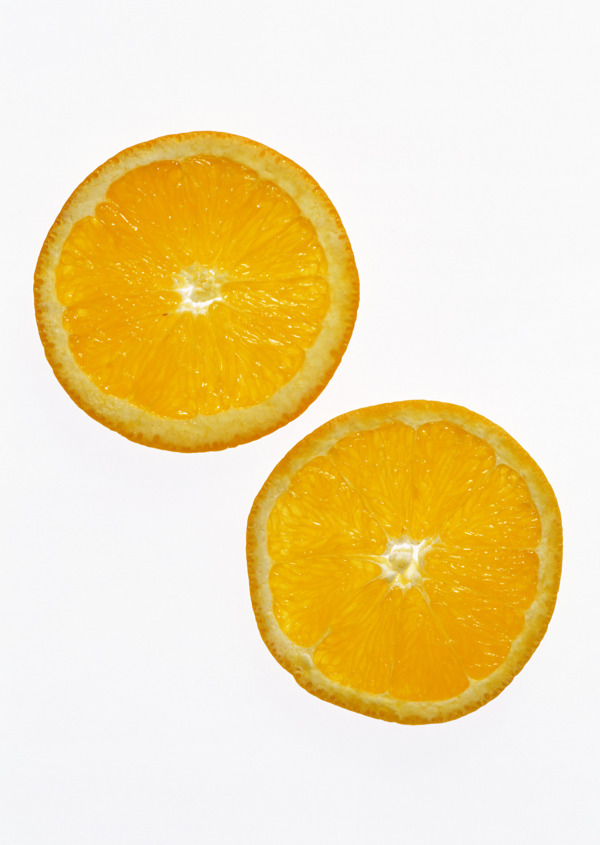 新鲜水果橙子切开的橙子橙子片橘子JPG