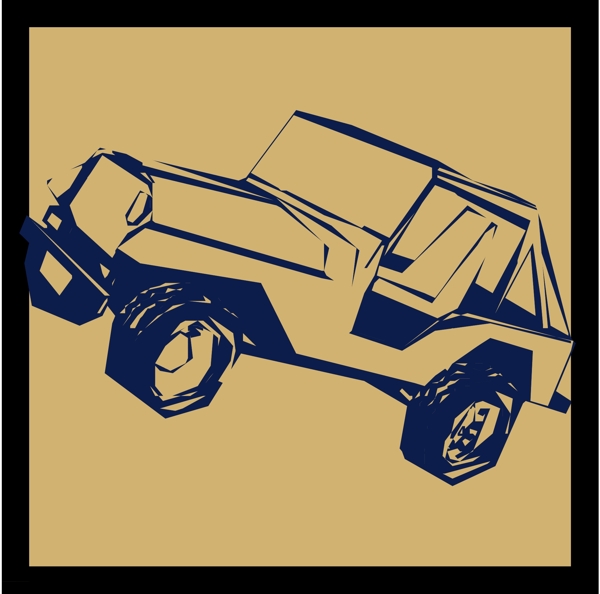 汽車小轎車矢量素材EPS格式0010