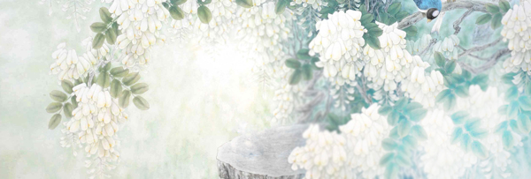 水彩畫banner創(chuàng)意設計
