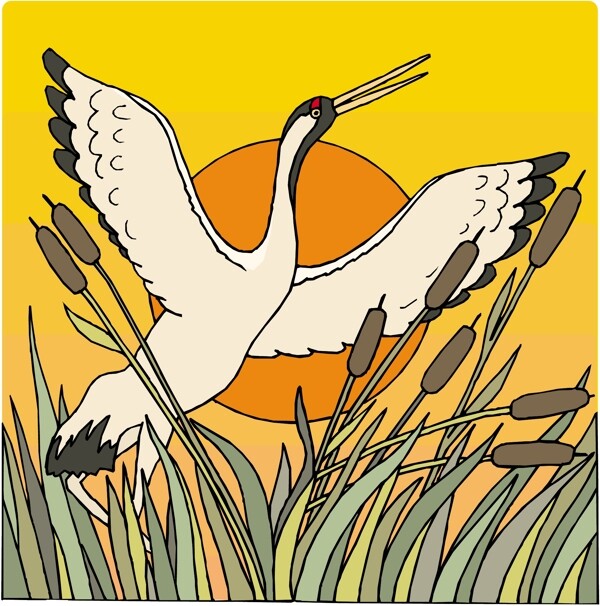 各種鳥類鳥動(dòng)物矢量素材EPS格式0066
