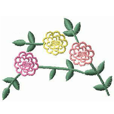 繡花植物花色彩綠色免費素材
