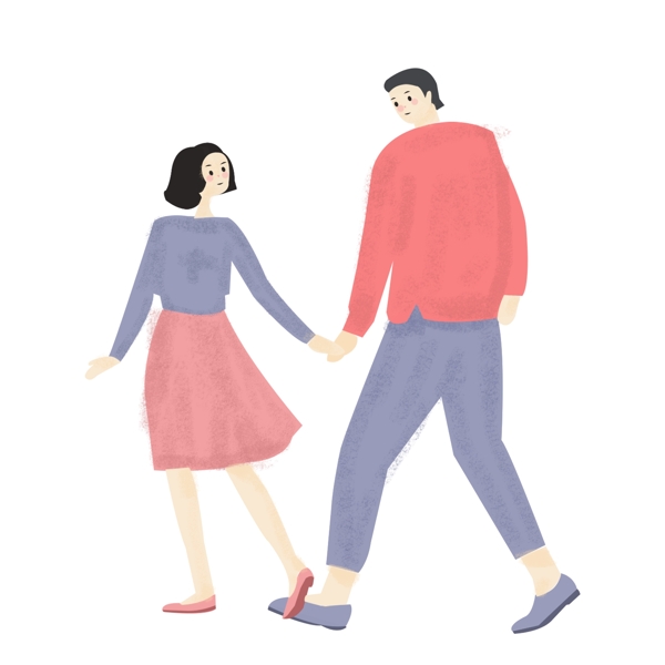 插畫風(fēng)520情人節(jié)元素