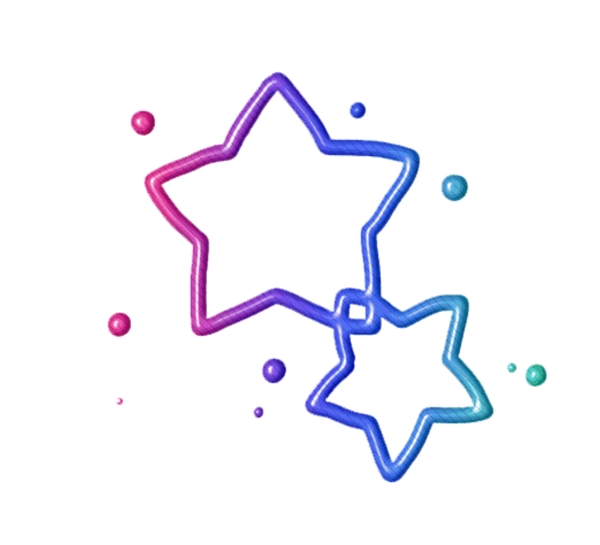 星星漂浮元素
