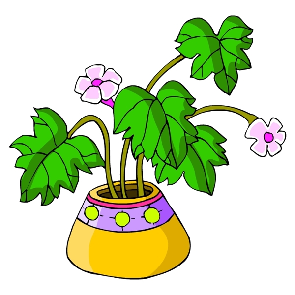 花卉古典插畫
