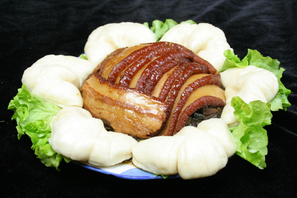 扣肉夾餅圖片