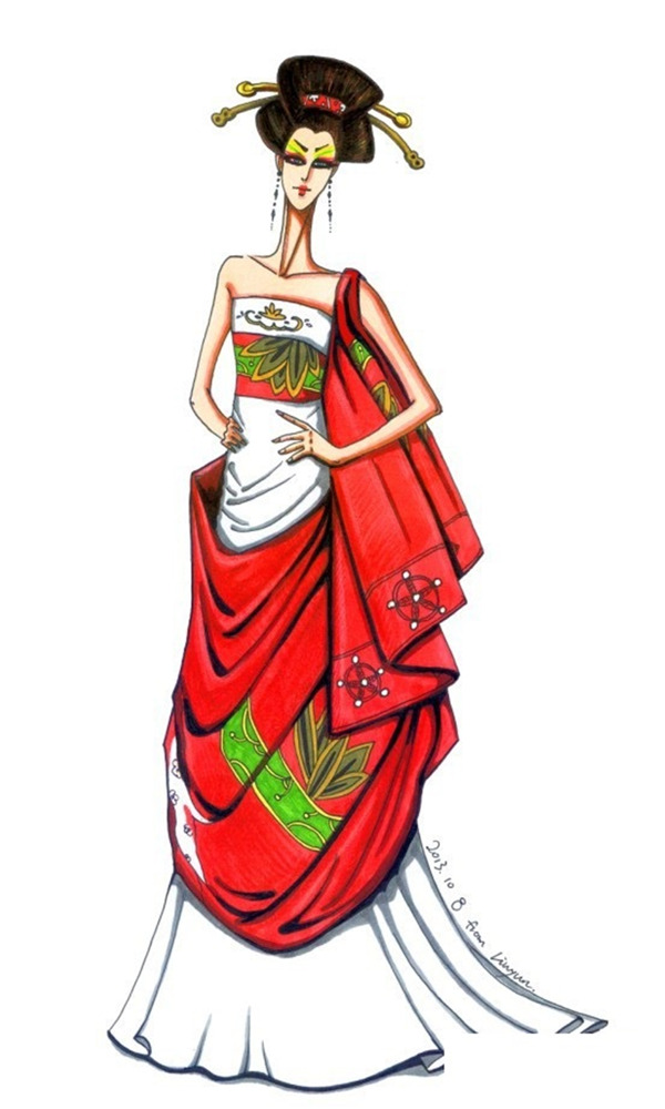 手繪服裝設(shè)計v