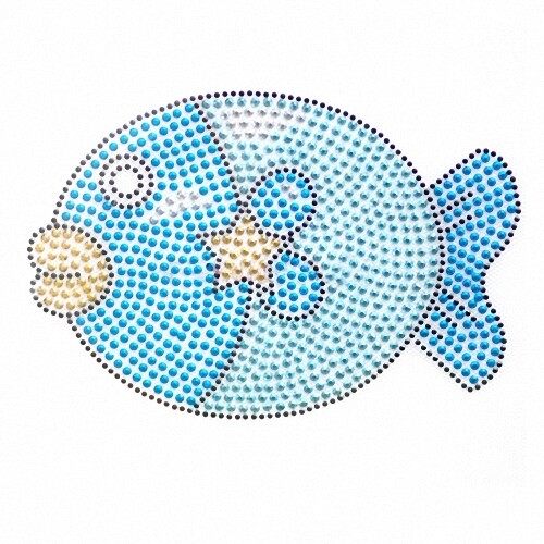 燙鉆小魚免費(fèi)素材