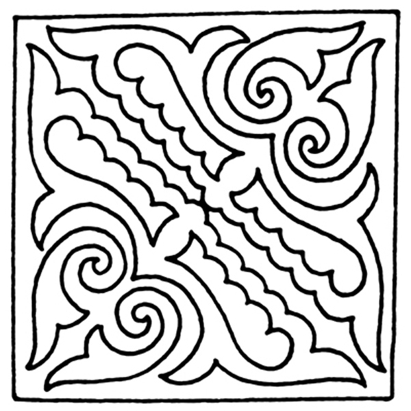 團(tuán)花紋樣傳統(tǒng)圖案0092
