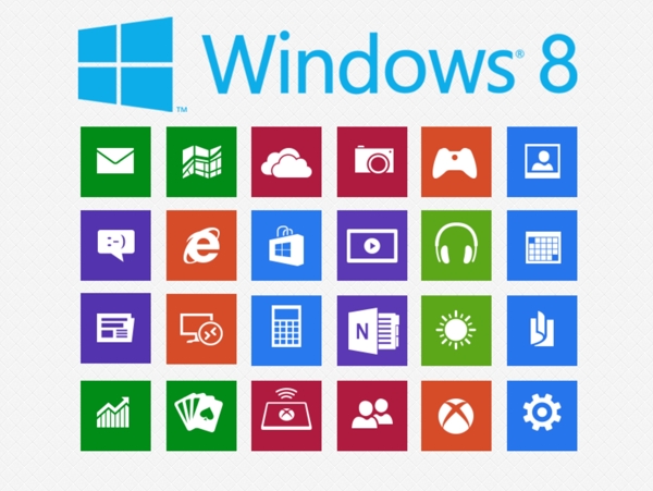 18丰富多彩的Windows8号图标集