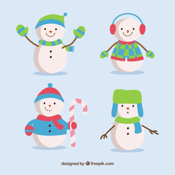 冬季雪人