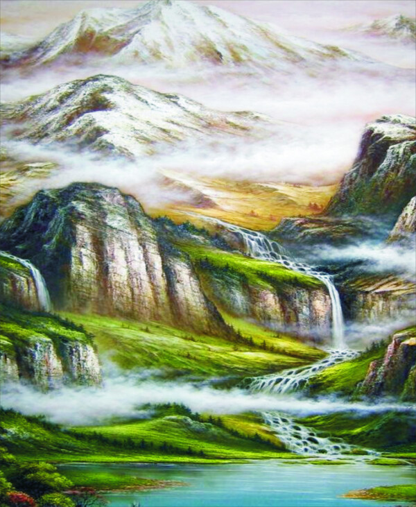 山水畫面