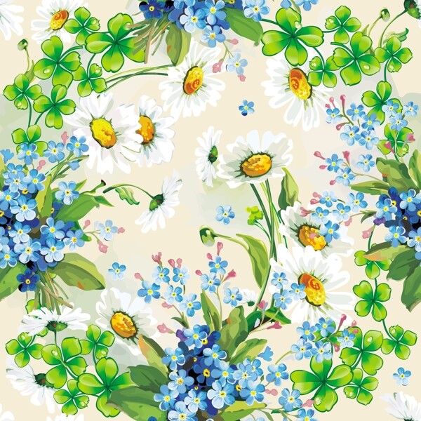 花04矢量背景