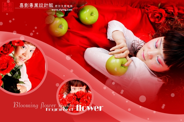 大紅主題模板