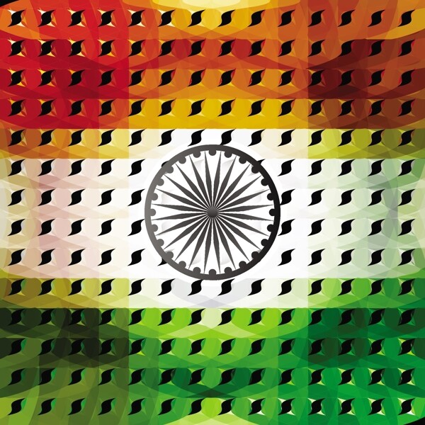 现代印度国旗