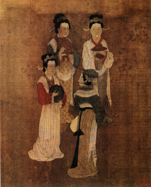 古代人物宮廷人物人物壁畫(huà)中國(guó)文化人物畫(huà)像中國(guó)風(fēng)中華藝術(shù)繪畫(huà)