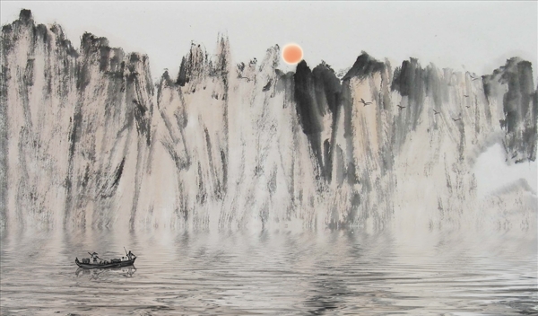 抽象山水