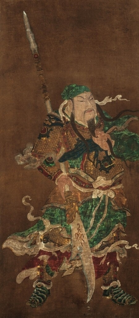 佚名關(guān)羽像圖片