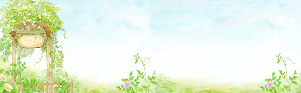 小清新背景海報(bào)