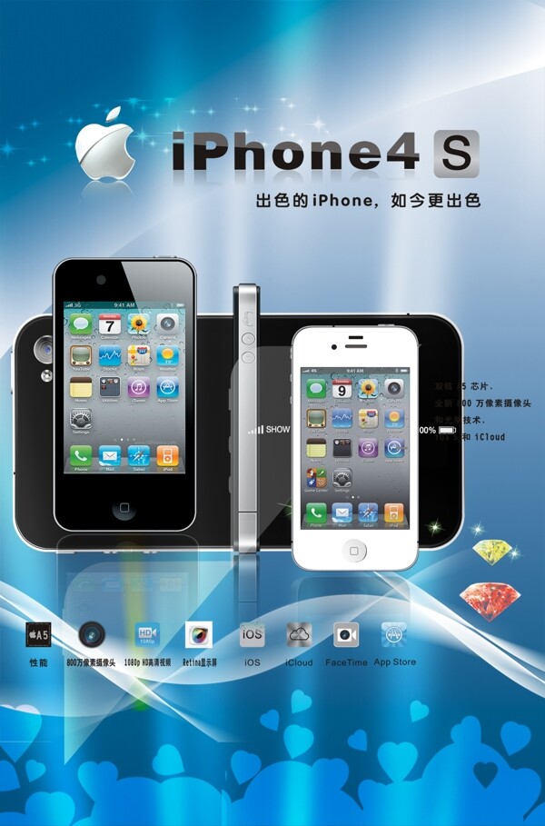 苹果手机海报图片