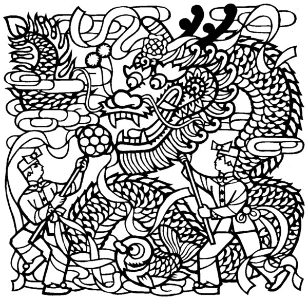 中國元素舞獅psd素材