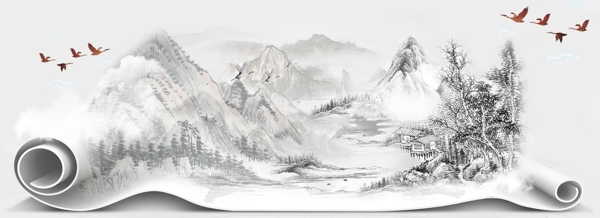 水墨背景
