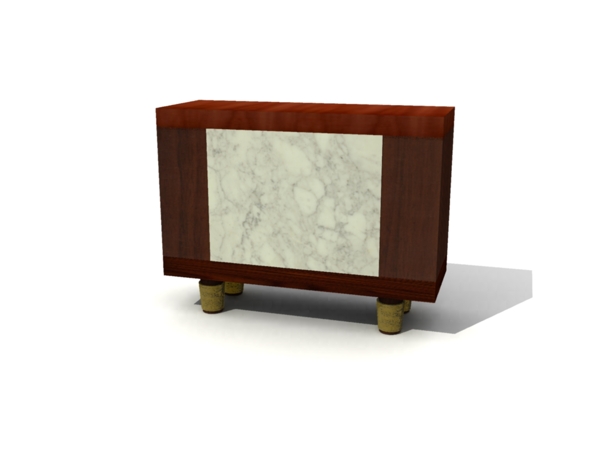 矮柜子3D模型