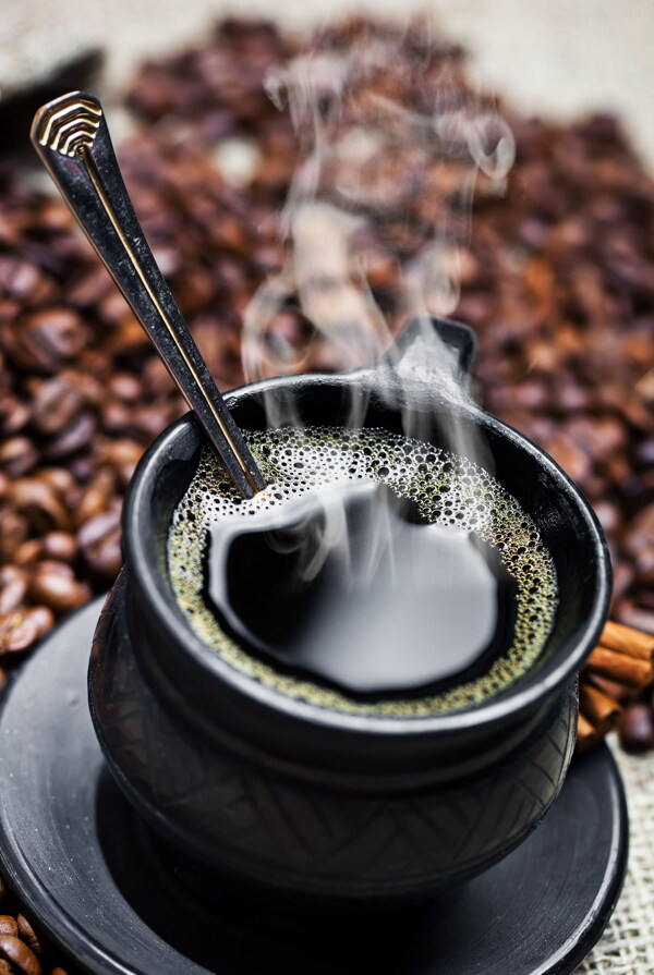 香浓咖啡热饮图片