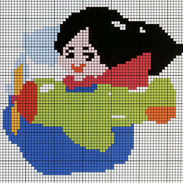 毛衫圖案女孩飛機毛衣免費素材