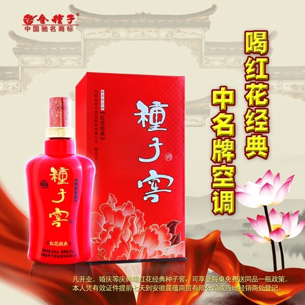紅花經(jīng)典種子窖海報