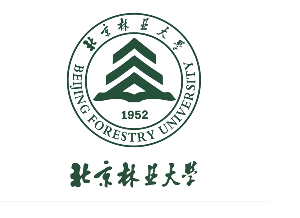 北京林业大学logo