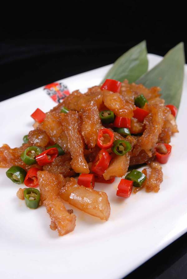 風(fēng)味炒鹿筋圖片