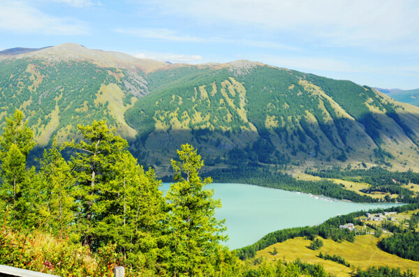 新疆喀纳斯湖风景