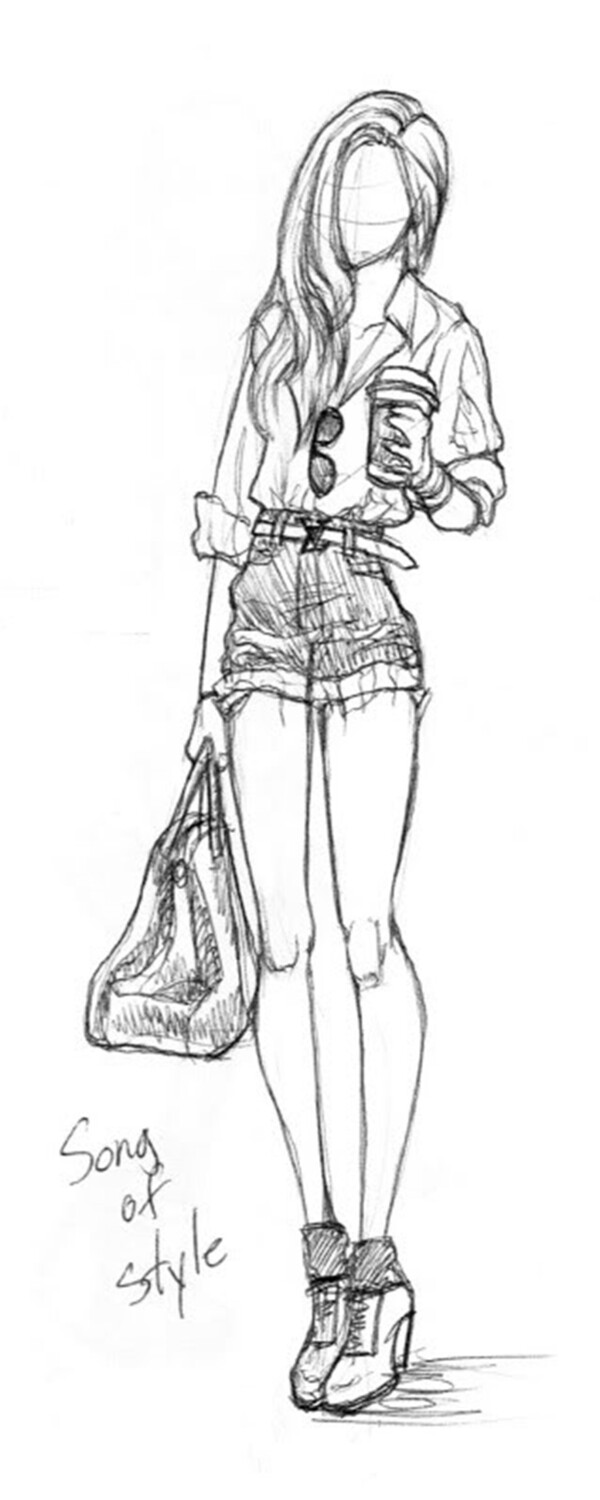 休閑女裝設(shè)計(jì)圖