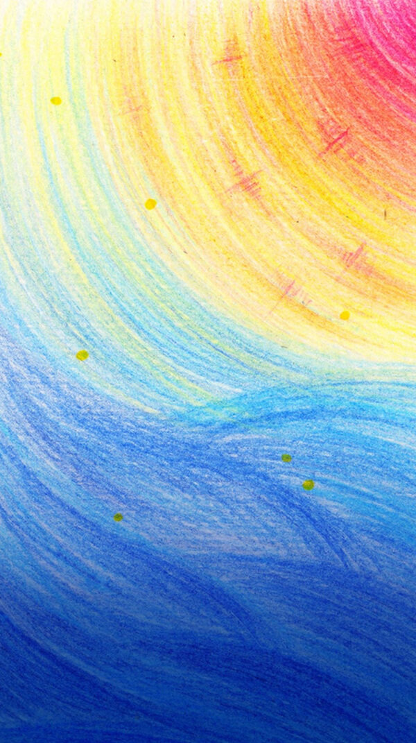 彩色漸變線條H5背景素材