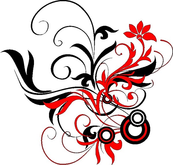 歐美花紋8233矢量CDR
