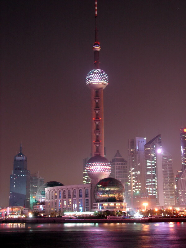 上海夜景摄影图片