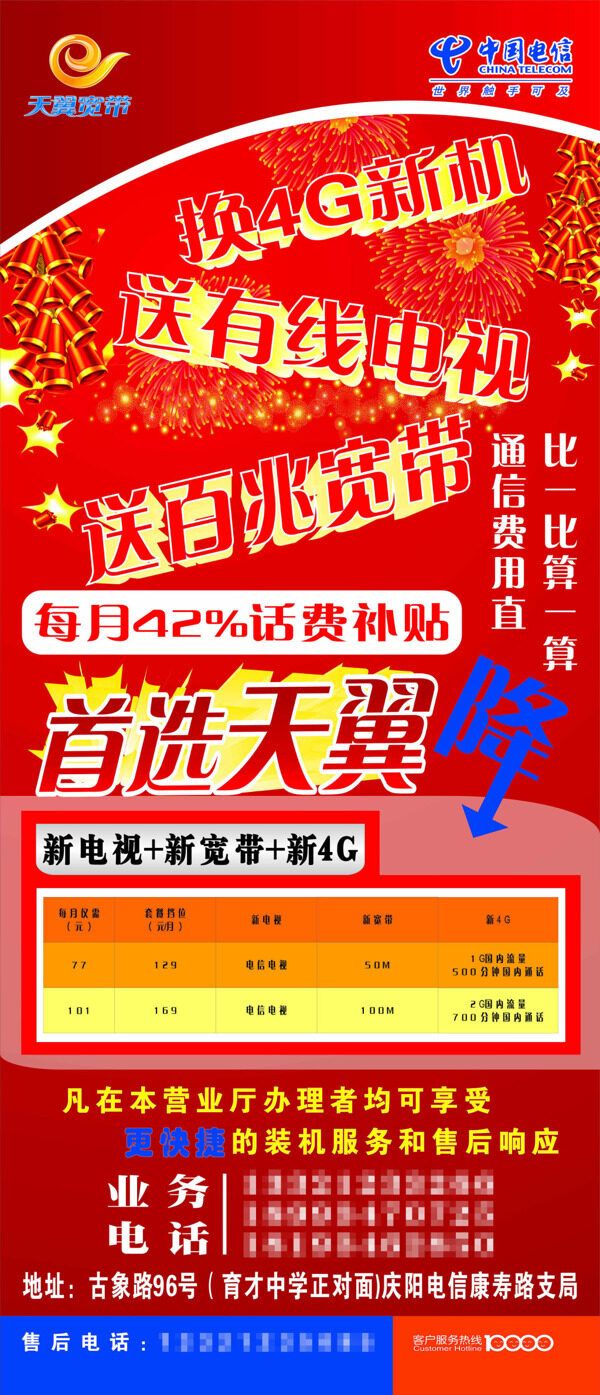 電信展架