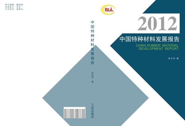 2012材料报告书籍装帧封面设计
