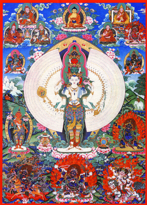 日喀则唐卡佛教佛法佛经佛龛唐卡全大藏族文化05图片