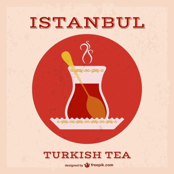 卡通土耳其茶