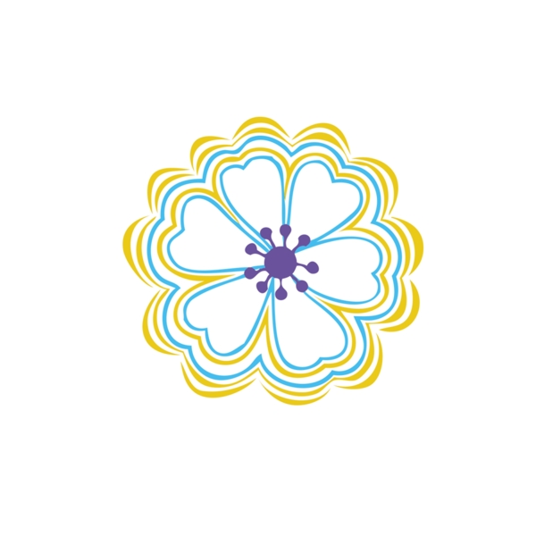 唯美手繪花朵