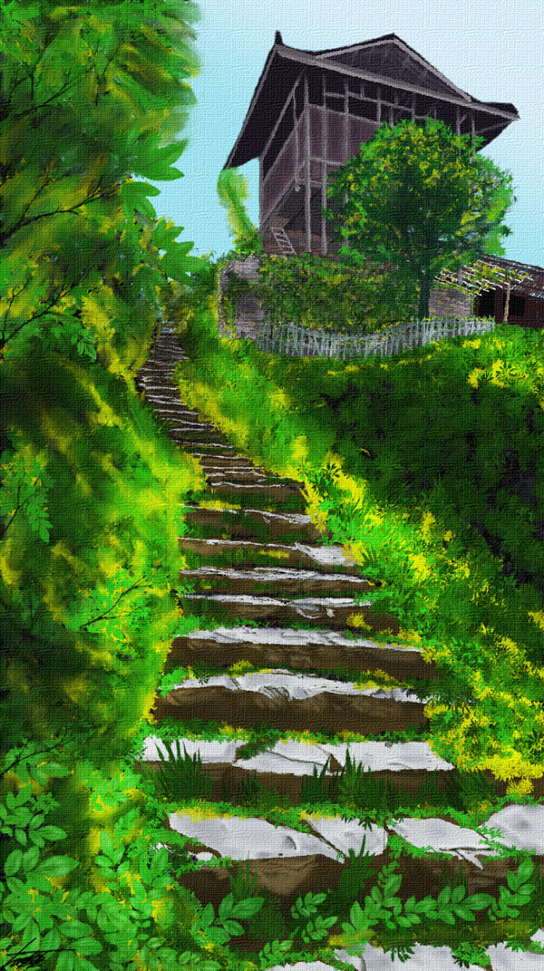 山村