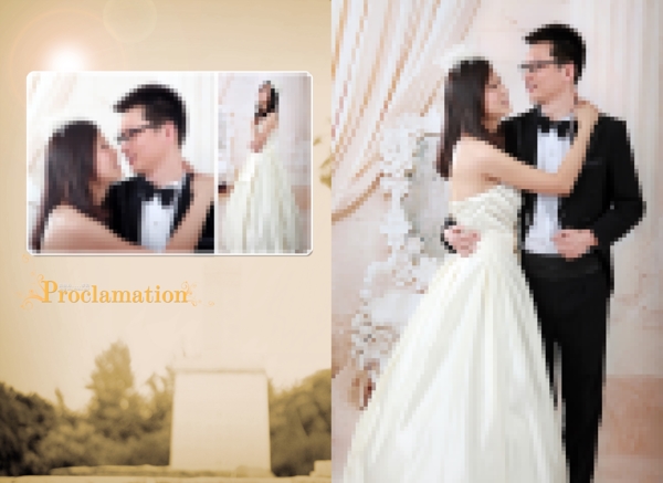 婚紗相冊模板圖片