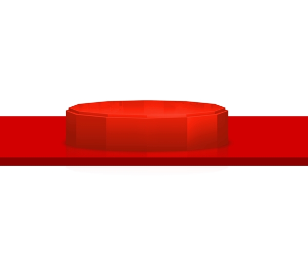 形状独特的红色平台