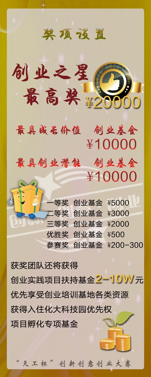比赛奖金设置
