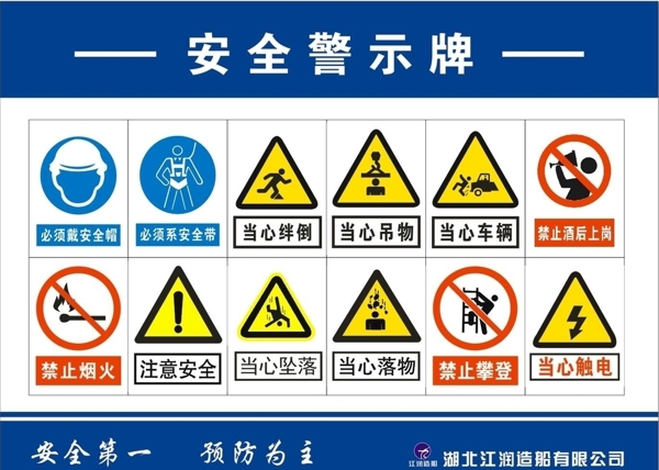 安全警示牌