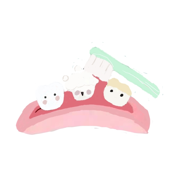 国际爱牙日原创商用元素刷牙