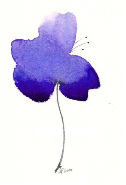 水彩花卉笔刷