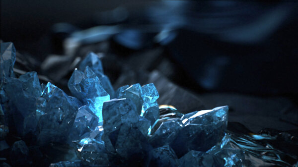 水晶冰晶背景图片